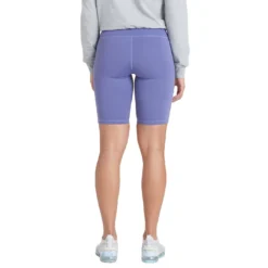 Lole Women's Step Up Biker Short -Snow Gear Shop W LOLE STEP UP BIKER SHORT DUSK PURPLE BACK min