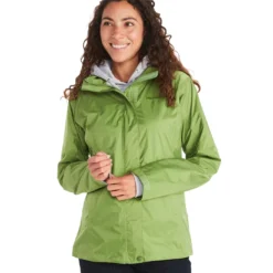 Marmot Women's PreCip Eco Jacket -Snow Gear Shop W PRECIP ECO JACKET FOREST 1 min 1