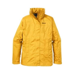 Marmot Women's PreCip Eco Jacket -Snow Gear Shop W PRECIP ECO JACKET SOLAR FRONT min 1