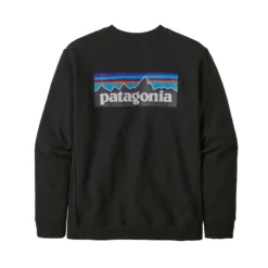 Patagonia Men's P-6 Logo Uprisal Crew Sweatshirt 2024 -Snow Gear Shop WBF22 39657 BLK TOcopy