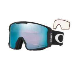 Oakley Line Miner L Black Goggles With Bonus Prizm Clear Lens 2024