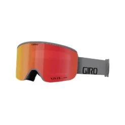 Giro Men's Axis Goggles With Bonus VIVID Lens 2023 -Snow Gear Shop giro axis goggle grey wordmark vivid ember hero