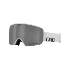 Giro Men's Axis Goggles With Bonus VIVID Lens 2023 -Snow Gear Shop giro axis goggle white wordmark vivid onyx hero
