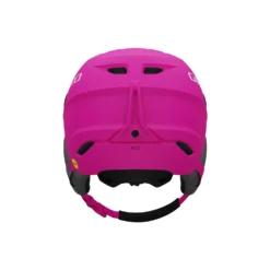 Giro Junior's Buzz MIPS Helmet 2023 -Snow Gear Shop giro buzz mips youth snow helmet matte bright pink back