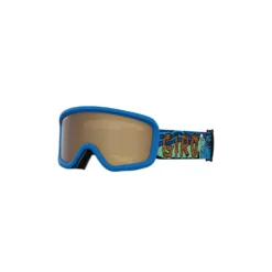 Giro Junior's Chico 2.0 Goggles With Amber Rose Lens 2024 -Snow Gear Shop giro chico 2 goggle blue shreddy yeti amber rose hero