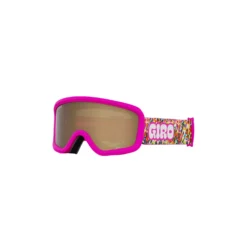 Giro Junior's Chico 2.0 Goggles With Amber Rose Lens 2024 -Snow Gear Shop giro chico 2 goggle pink sprinkles amber rose hero