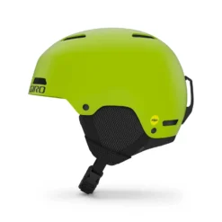 Giro Junior's Crue MIPS Helmet 2024 -Snow Gear Shop giro crue mips youth snow helmet ano lime left