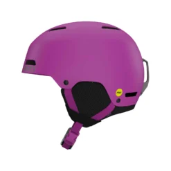 Giro Junior's Crue MIPS Helmet 2023 -Snow Gear Shop giro crue mips youth snow helmet matte berry left