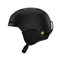Giro Junior's Crue MIPS Helmet 2023 -Snow Gear Shop giro crue mips youth snow helmet matte black left