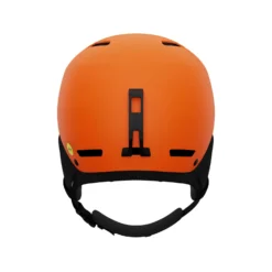 Giro Junior's Crue MIPS Helmet 2023 -Snow Gear Shop giro crue mips youth snow helmet matte bright orange back