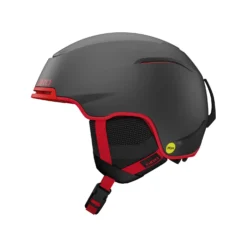 Giro Men's Jackson MIPS Helmet 2023 -Snow Gear Shop giro jackson mips snow helmet matte graphite red left