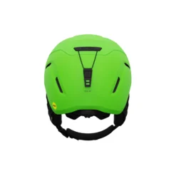Giro Junior's Neo MIPS Helmet 2023 -Snow Gear Shop giro neo jr mips snow helmet matte bright green back