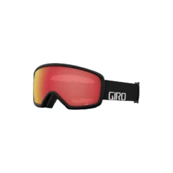 Giro Junior's Stomp Goggles 2024 -Snow Gear Shop giro stomp goggle black wordmark amber scarlet hero