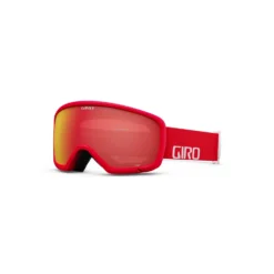 Giro Junior's Stomp Goggles 2024 -Snow Gear Shop giro stomp youth goggle red white wordmark amber scarlet hero