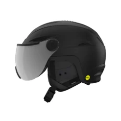 Snow Gear Shop -Snow Gear Shop giro vue mips snow helmet matte black silver flash left