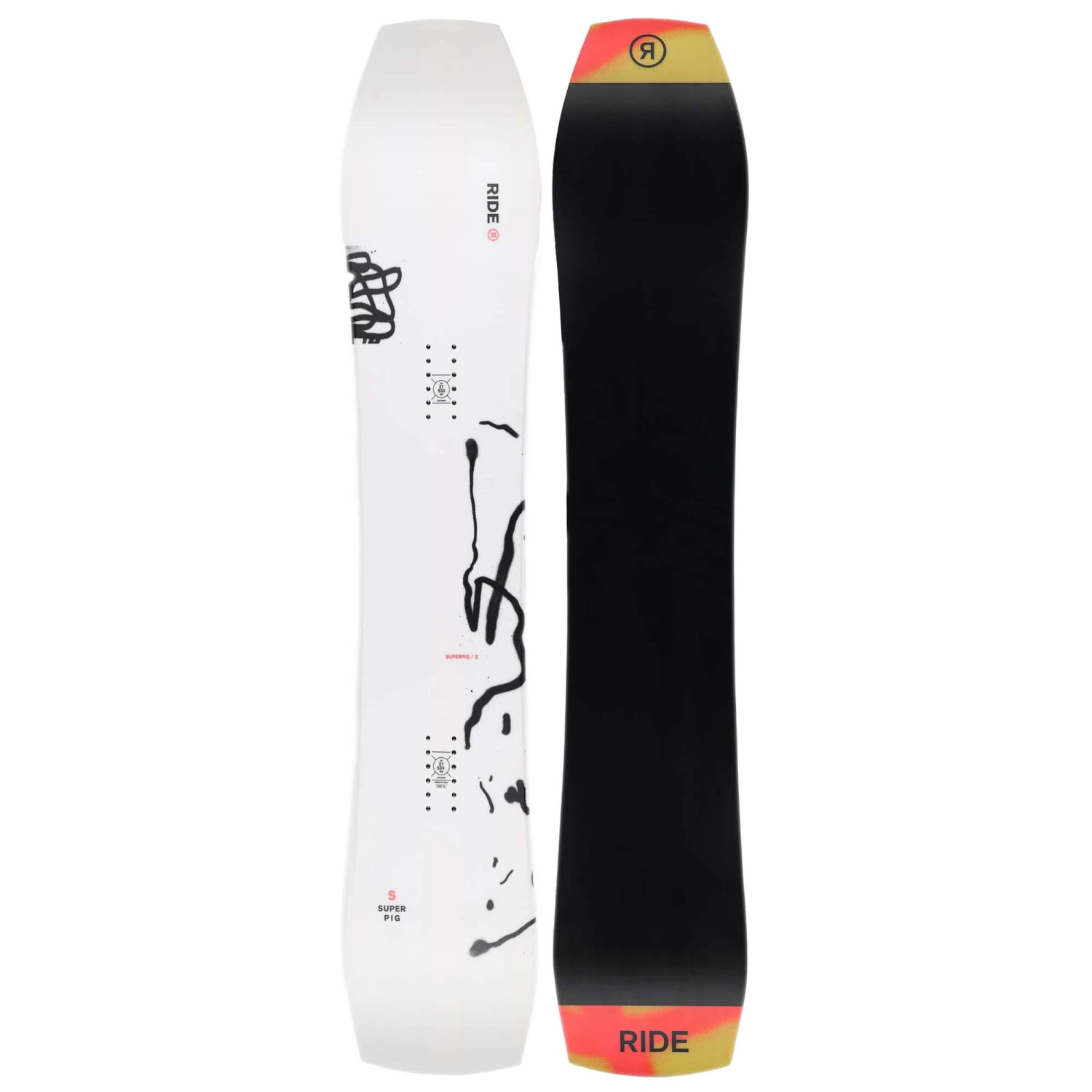 Ride Men's SUPERPIG Snowboard 2024 1 Ride Men's SUPERPIG Snowboard 2024
