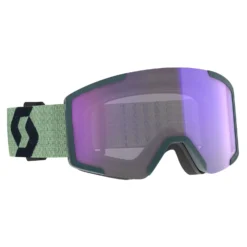 Scott Shield LS Goggles 2024 -Snow Gear Shop softgreenblacklsbluechrome 2