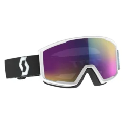 Scott Factor Pro Goggles 2024 -Snow Gear Shop whiteblackenhancedteal 1